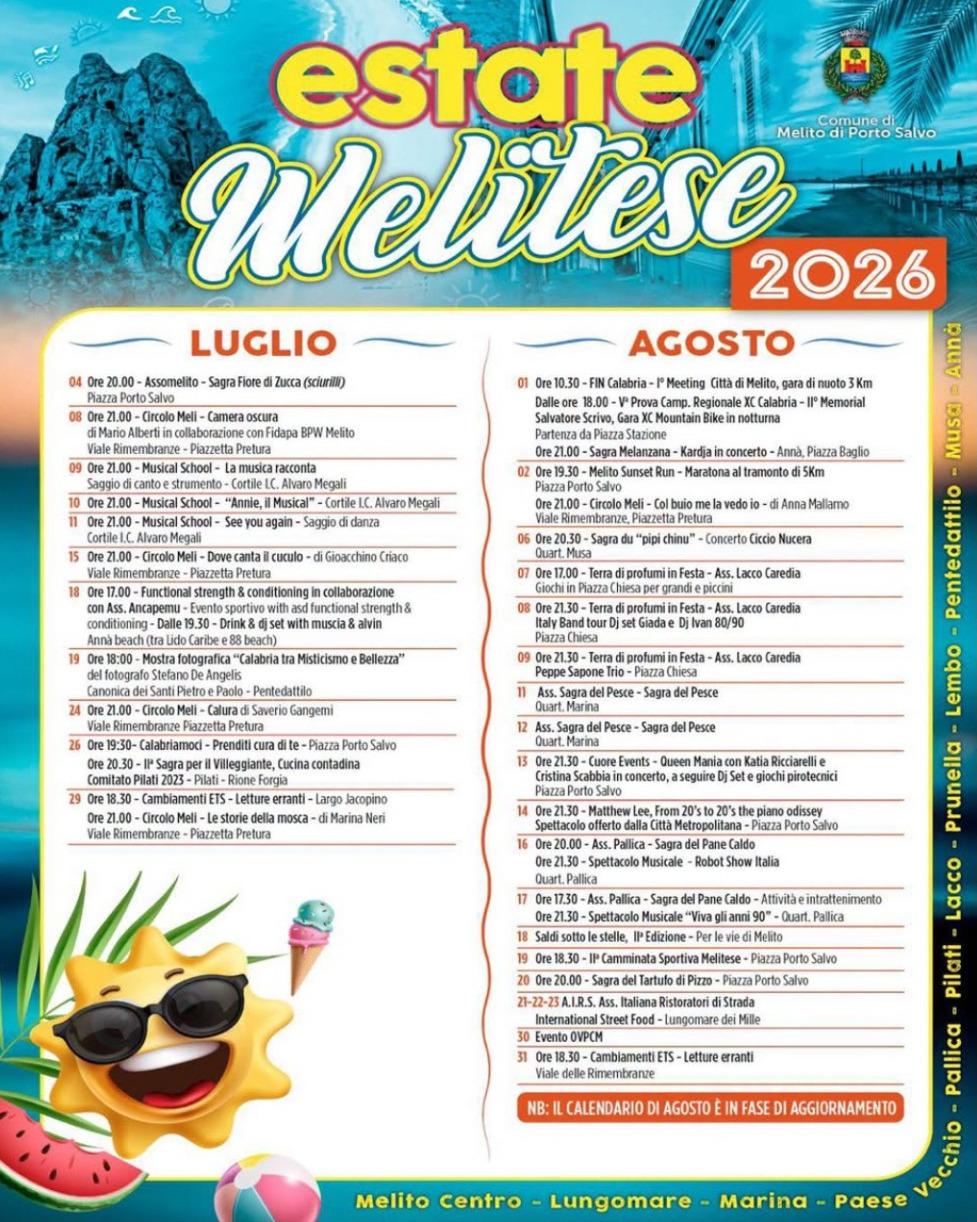 evento locandia estate melitese 2026