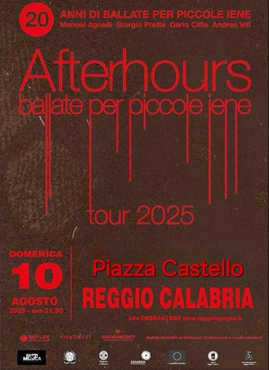 evento locandina afterhours