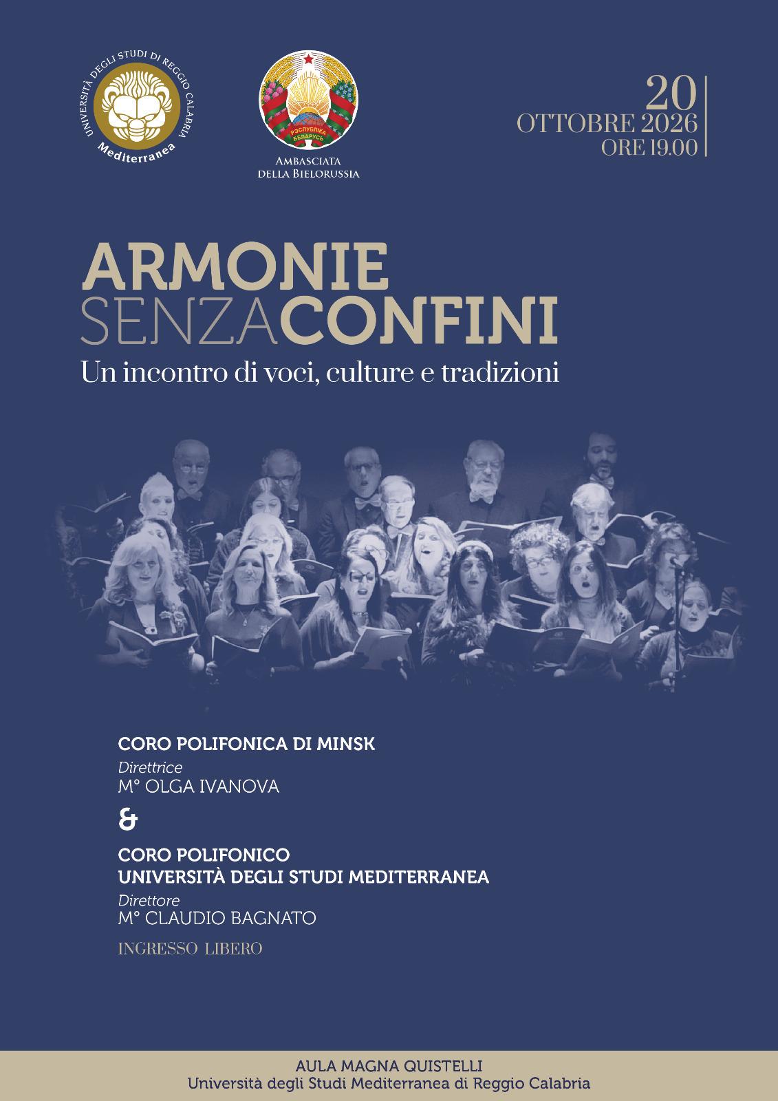 evento locandina armonie senza confini
