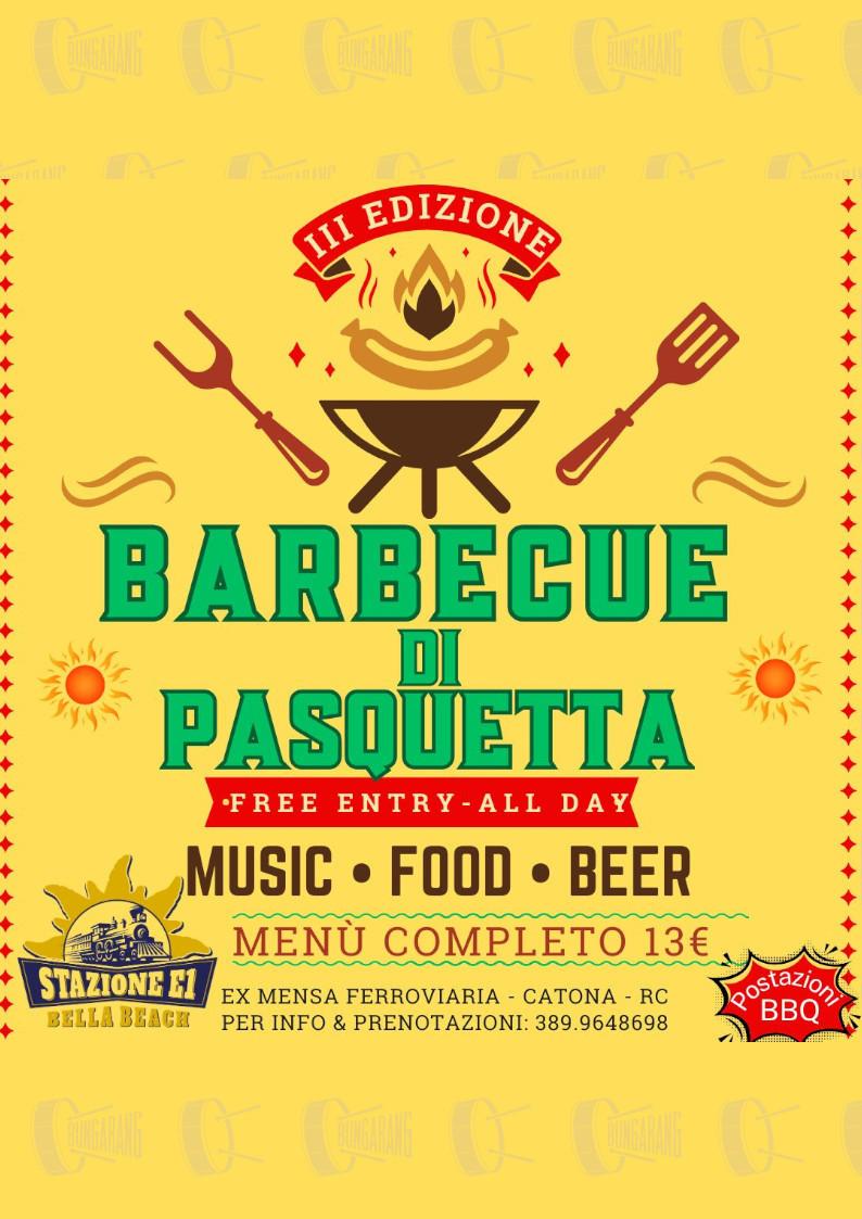 evento locandina barbeque di pasquetta