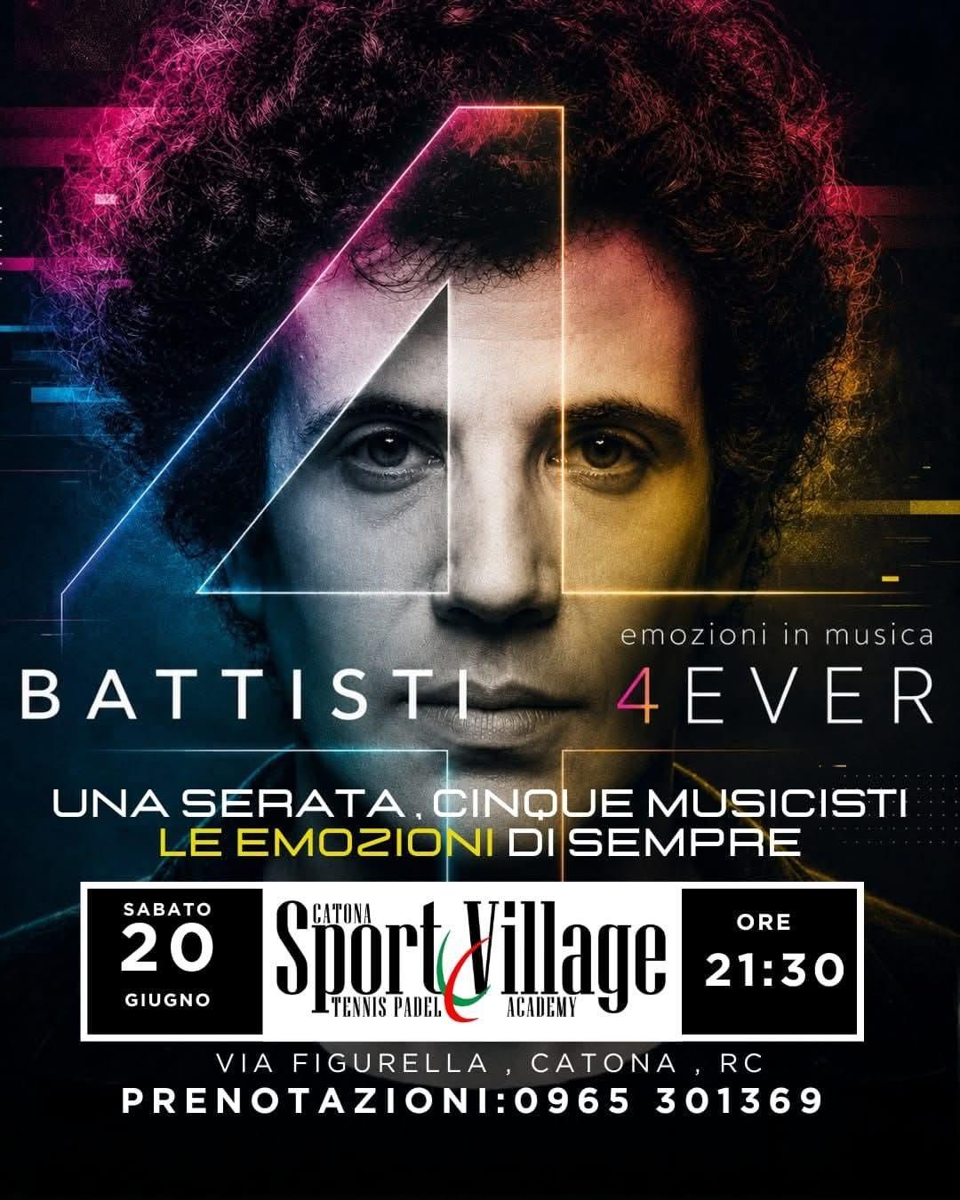 evento locandina battisti 4ever