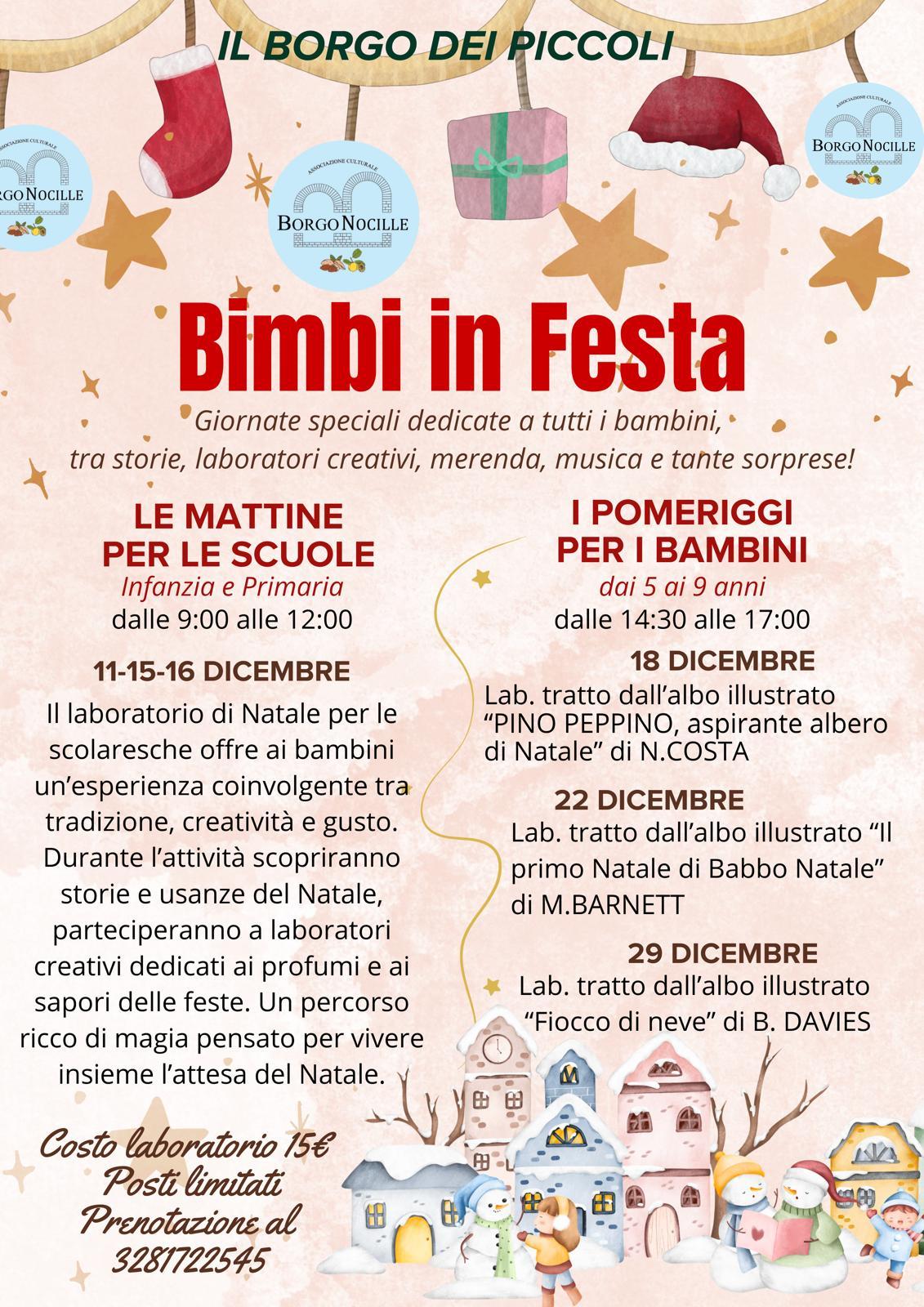 evento locandina bimbi in festa