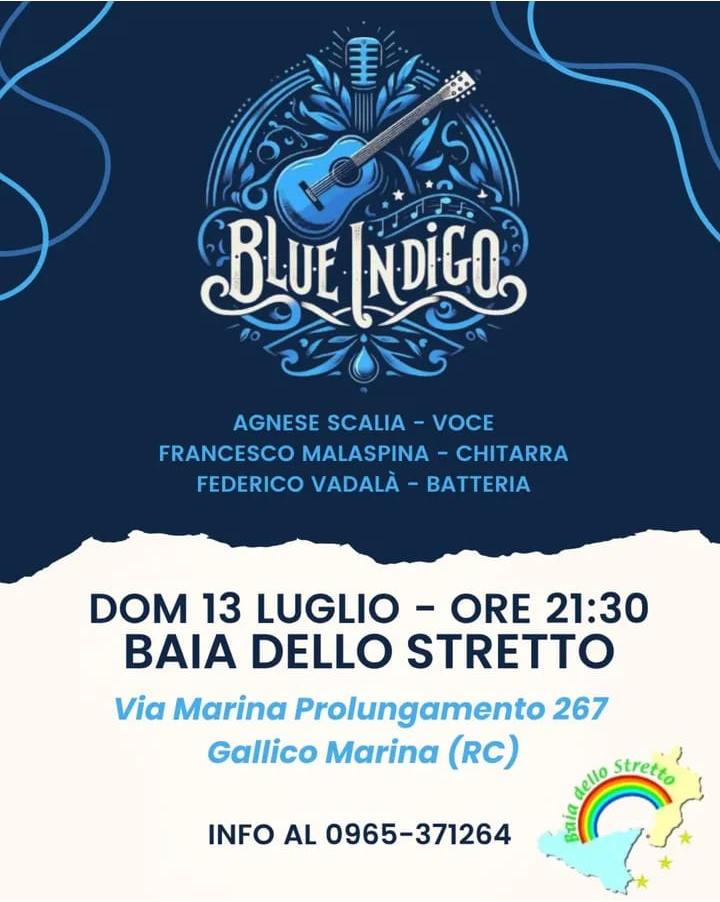 evento locandina blue indigo