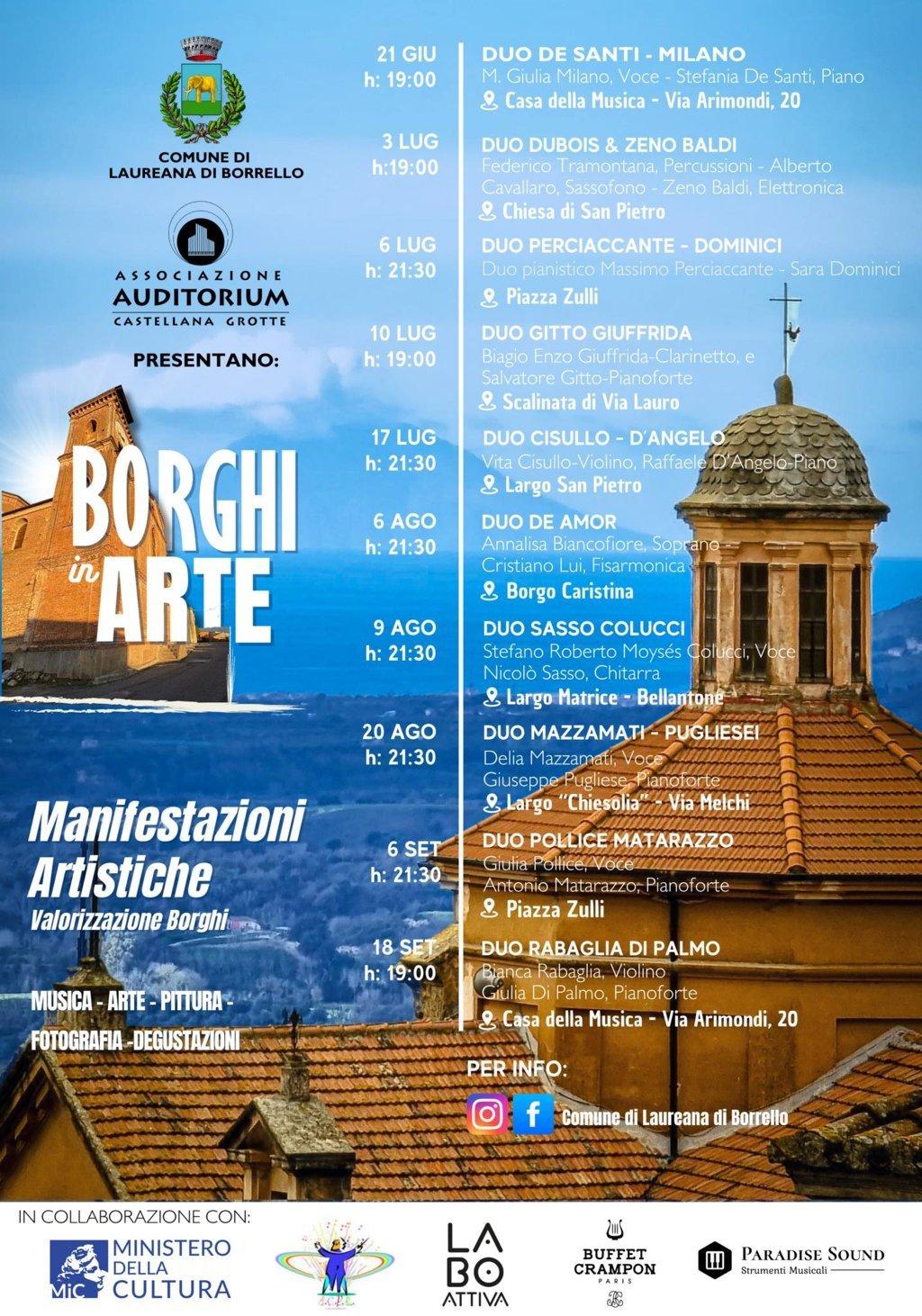 evento locandina borghi in arte