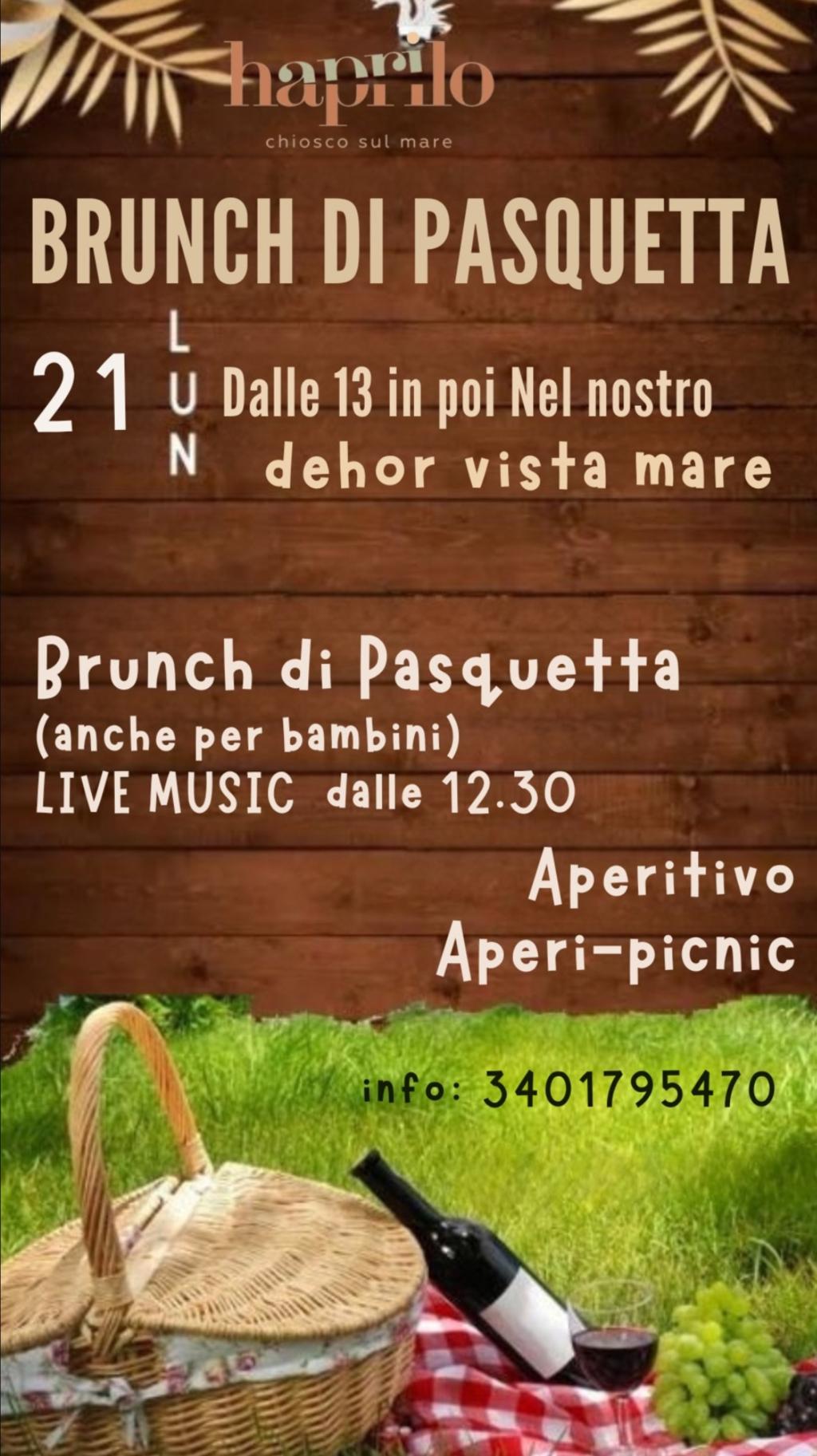 evento locandina brunch di pasquetta