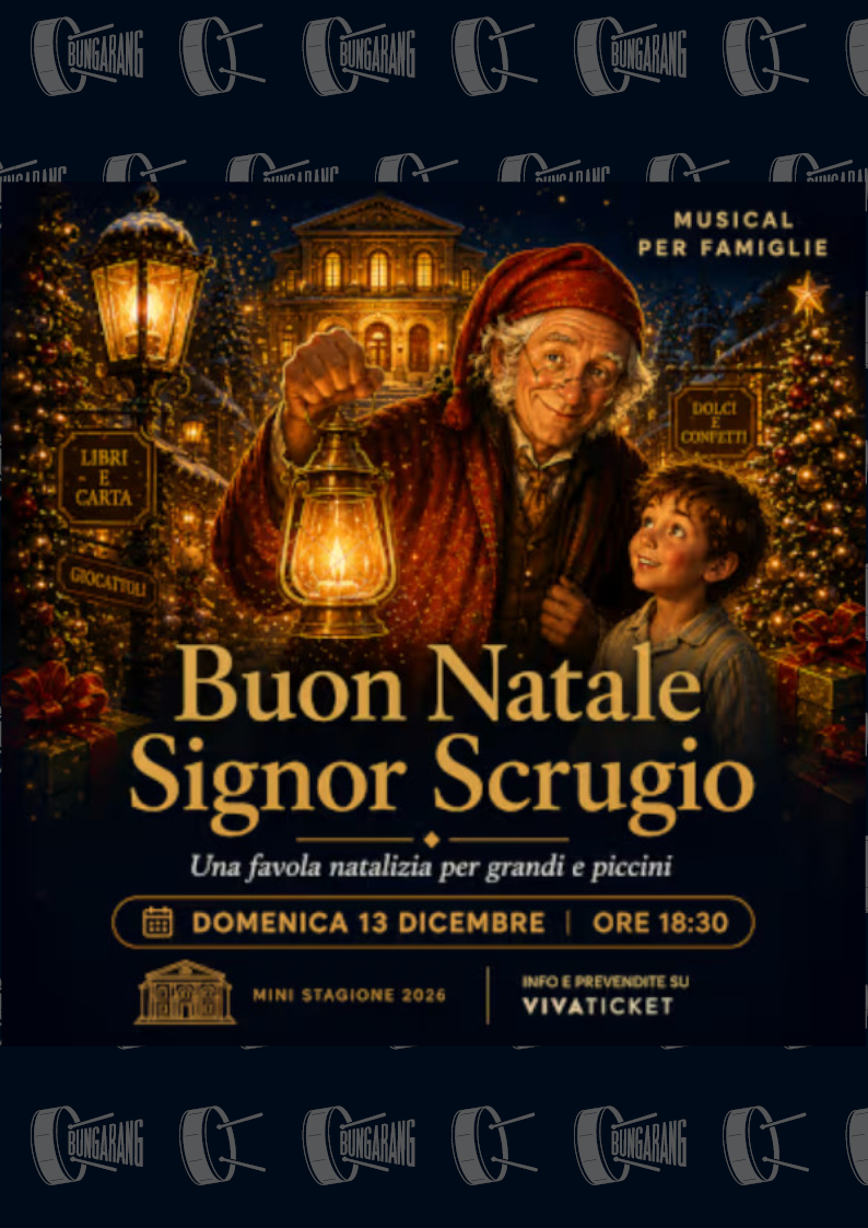 evento locandina buon natale scrooge