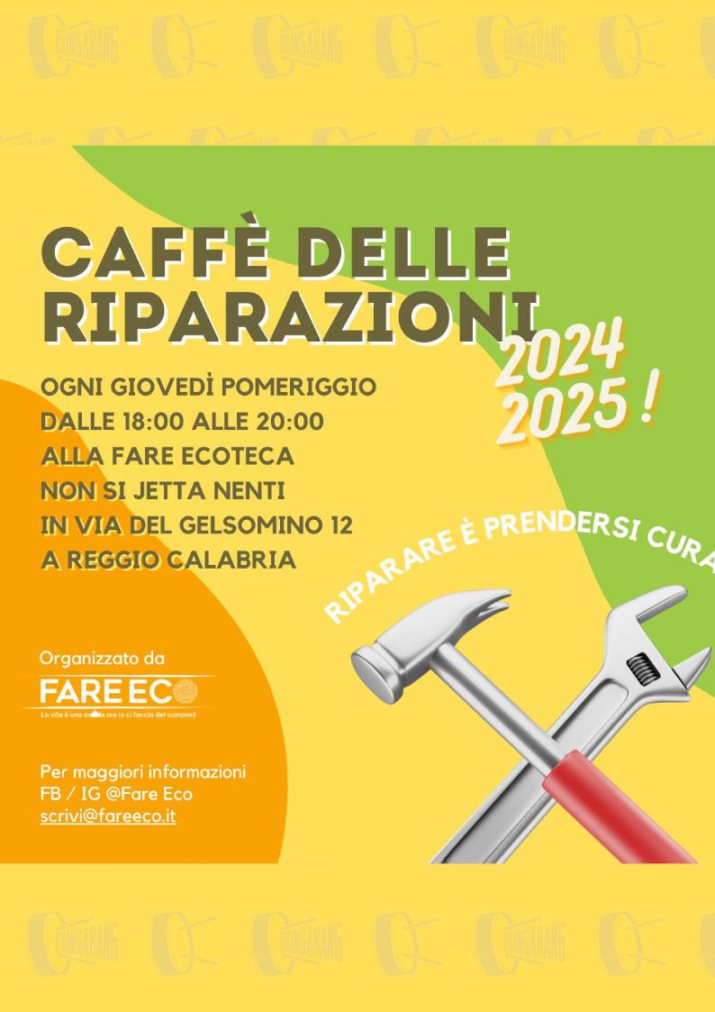 evento locandina caffè delle riparazioni