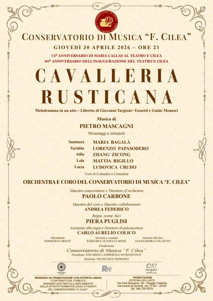 evento locandina cavalleria rusticana