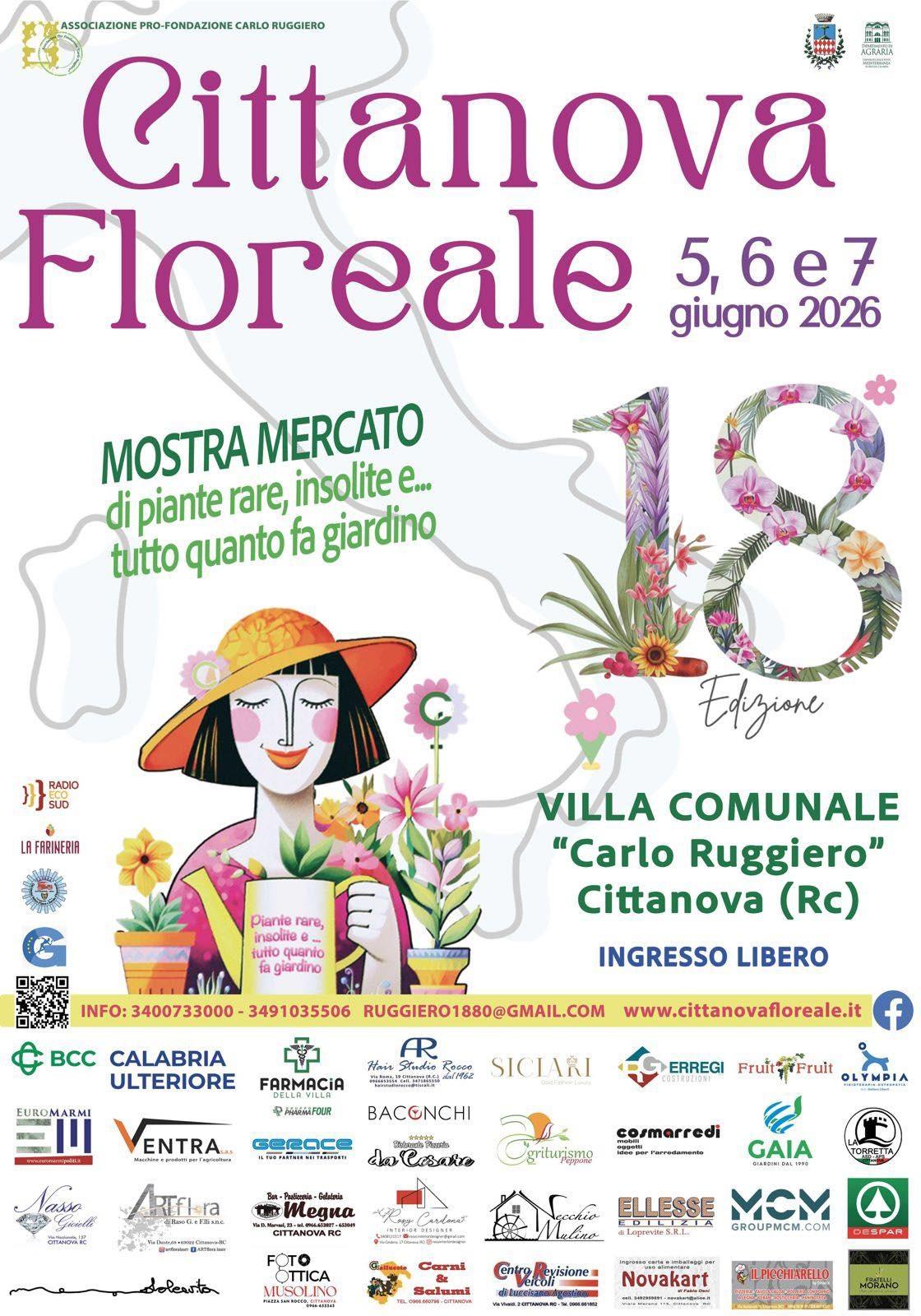evento locandina cittanova floreale