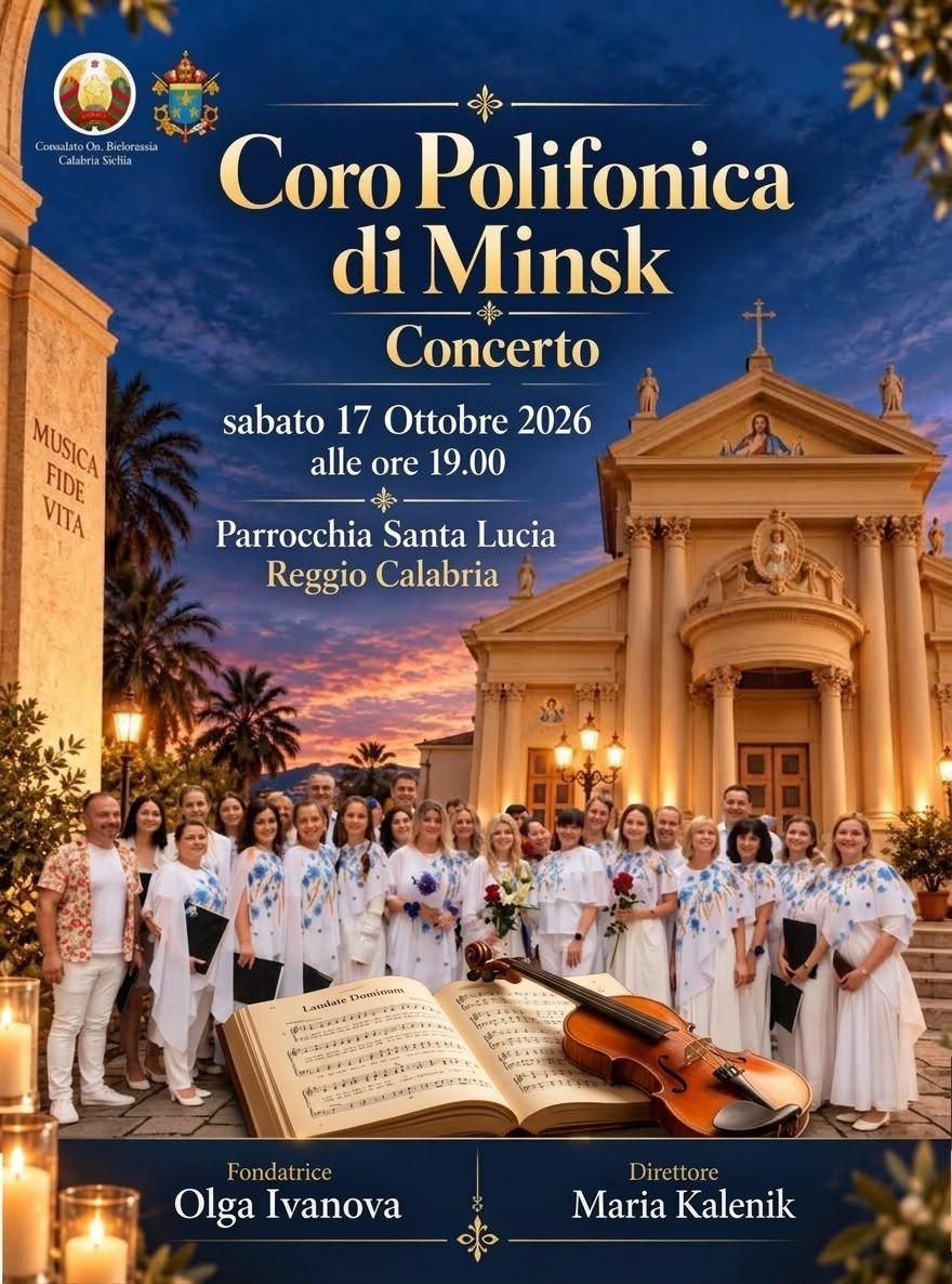 evento locandina concerto coro polifonica di minsk