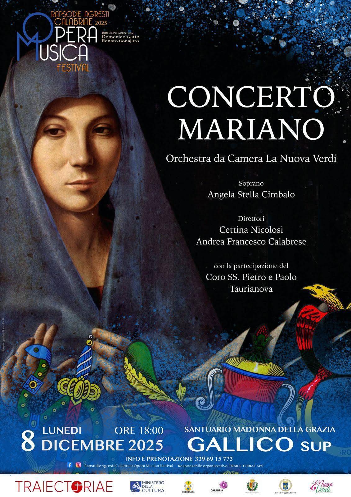 evento locandina concerto mariano