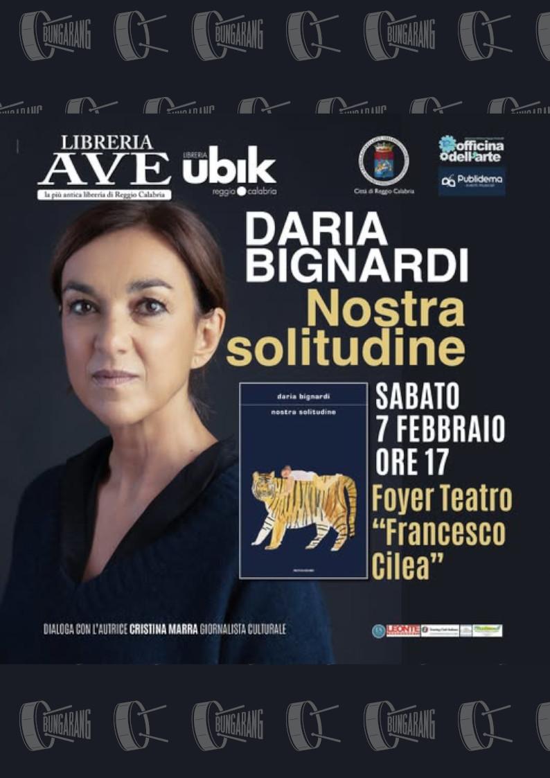 evento locandina daria bignardi nostra solitudine