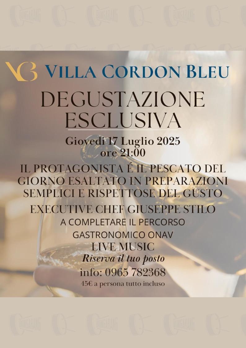 evento locandina degustazione esclusiva