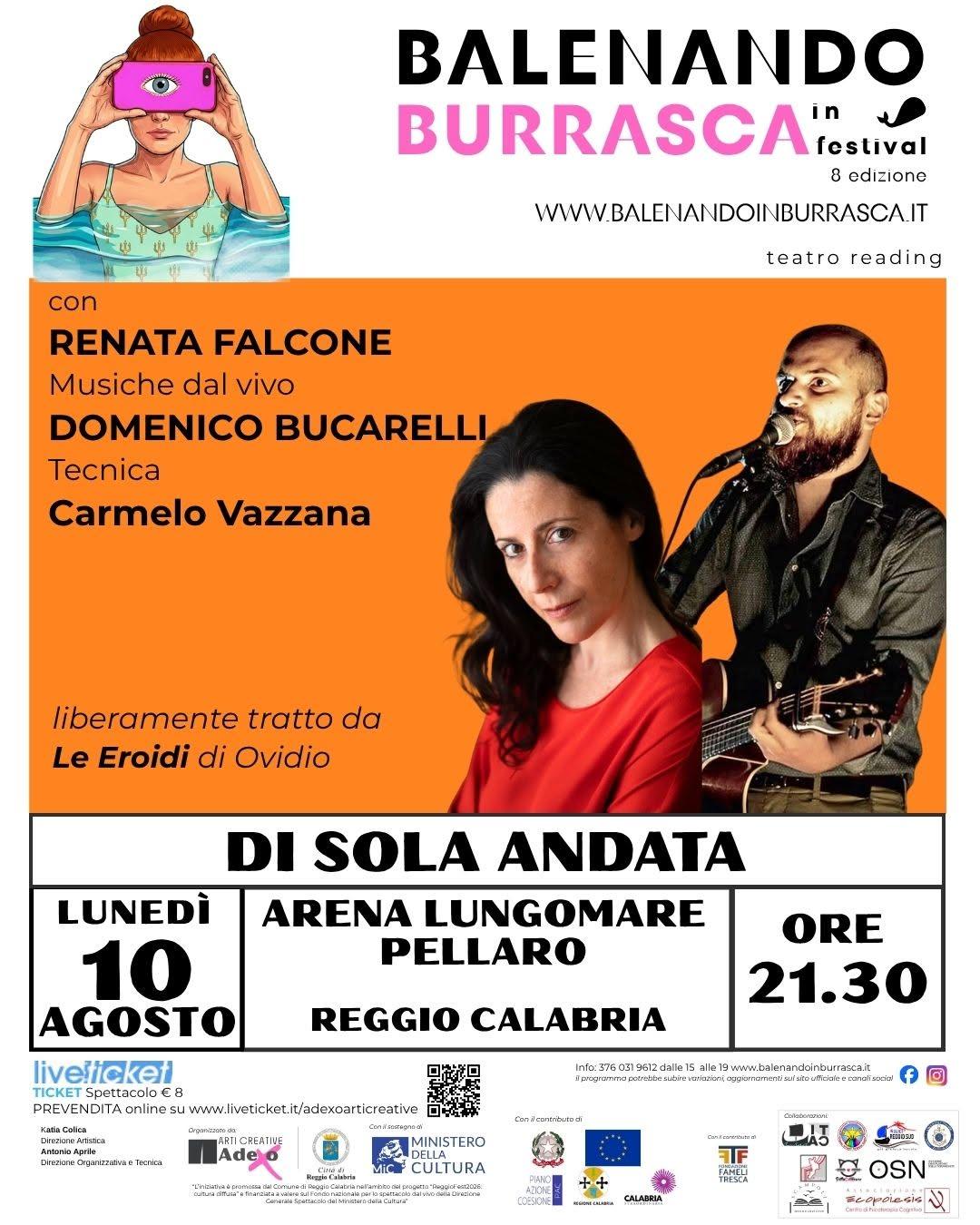 evento locandina di sola andata