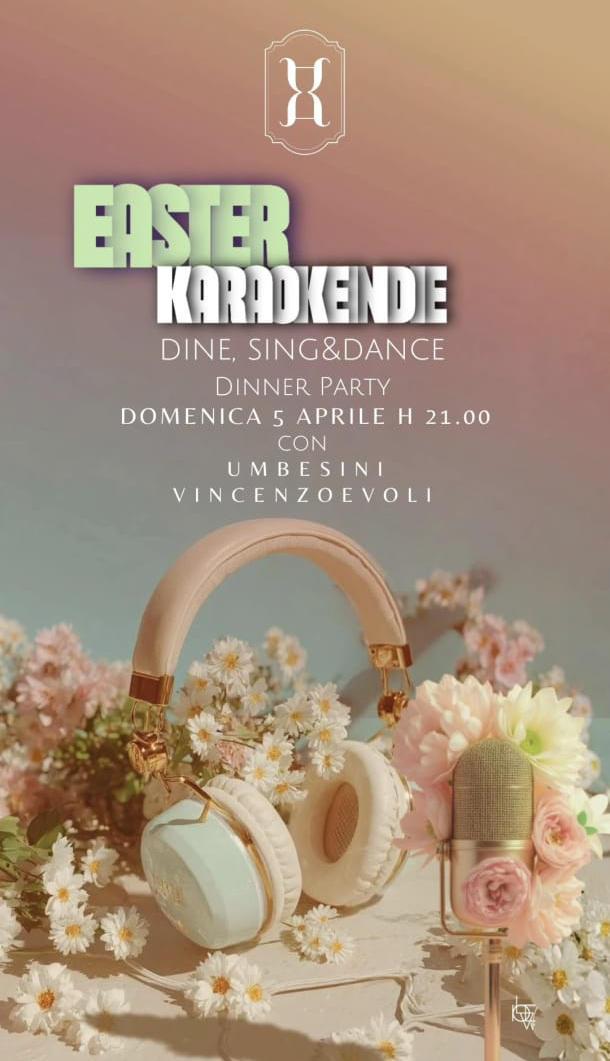 evento locandina easter karaoke indie