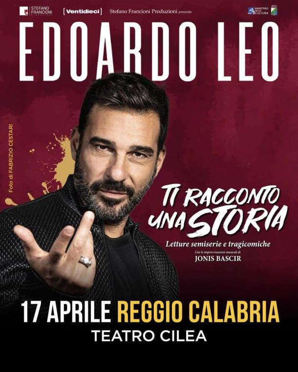 evento locandina edoardo leo ti racconto una storia