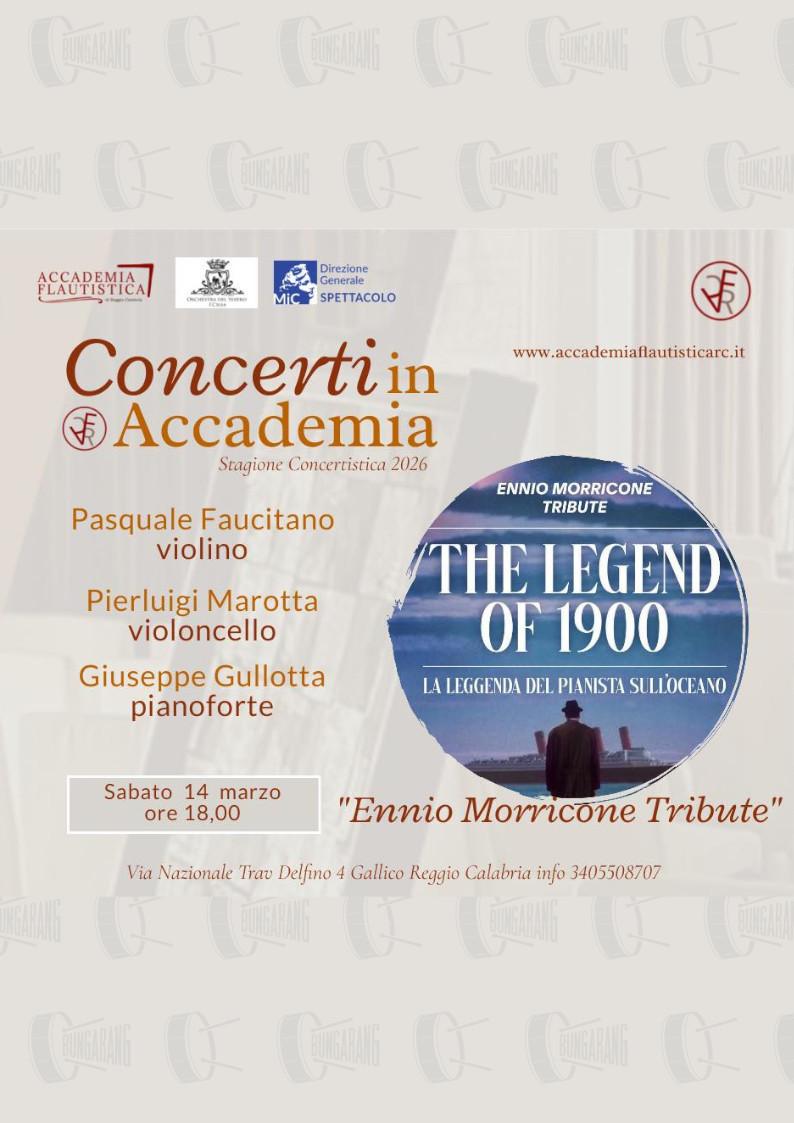 evento locandina ennio morricone tribute