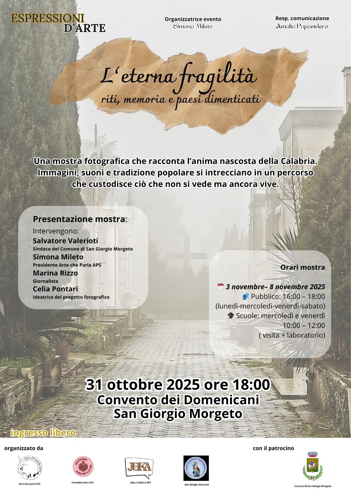 evento locandina eterna memoria