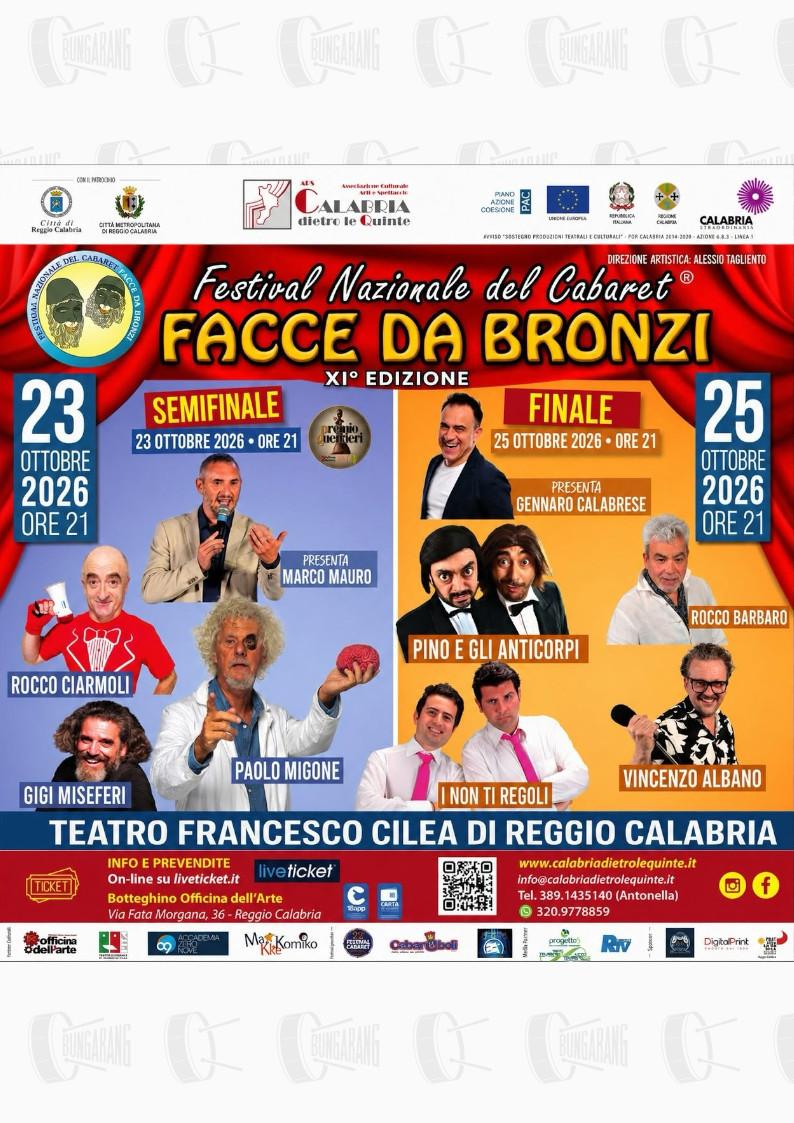 evento locandina facce da bronzi