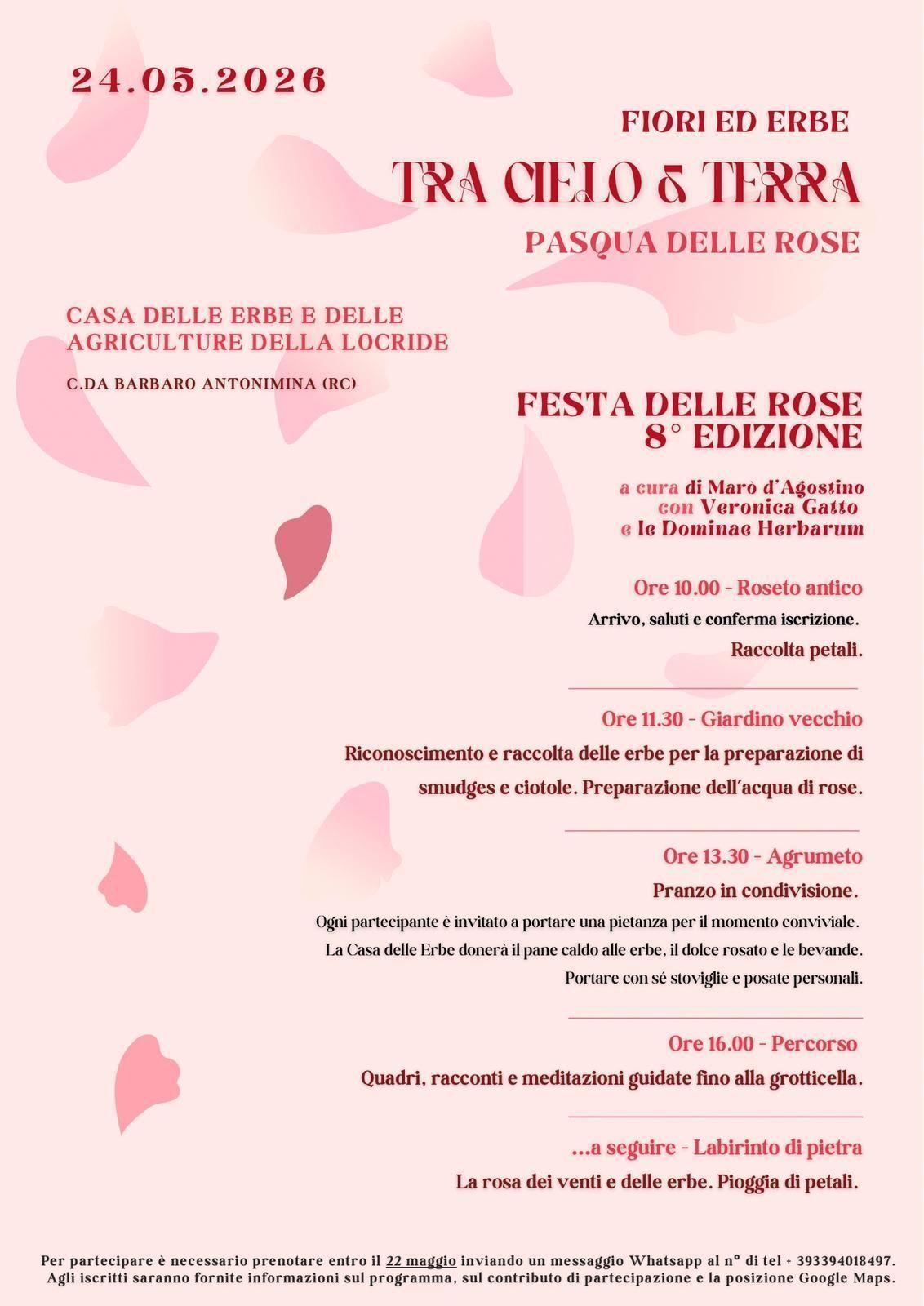 evento locandina festa delle rose 2026