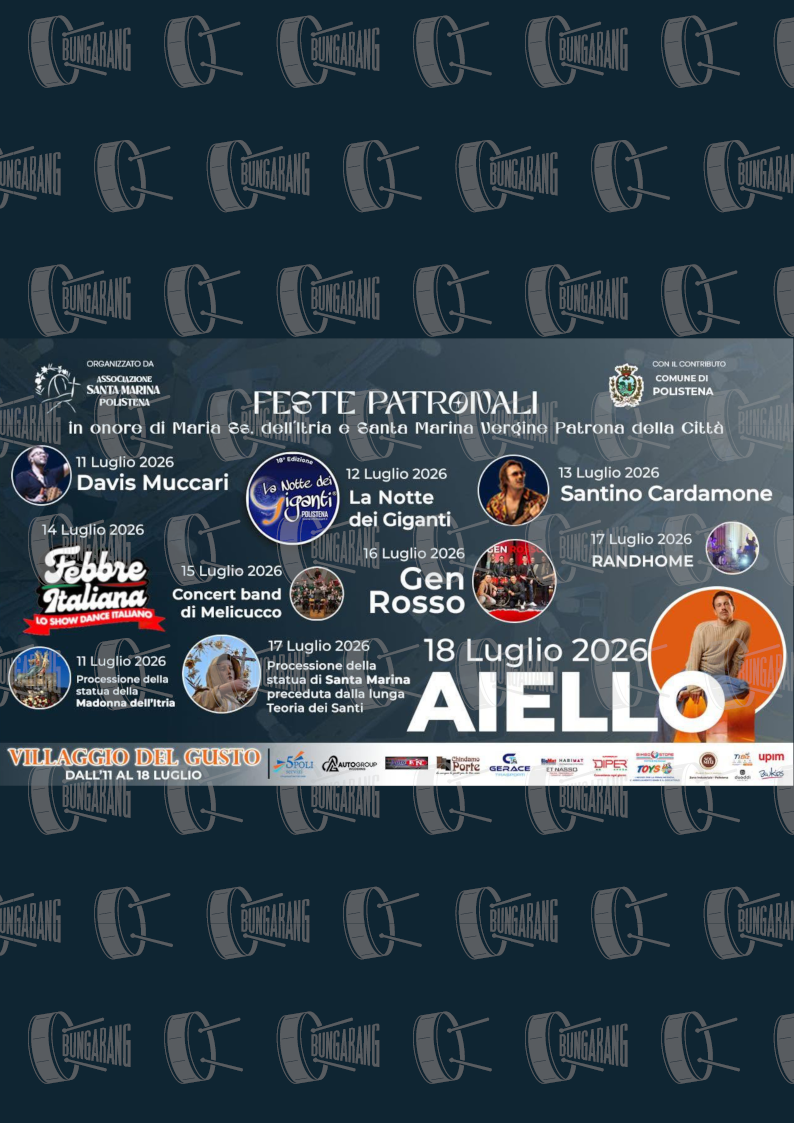 evento locandina festa patronale polistena