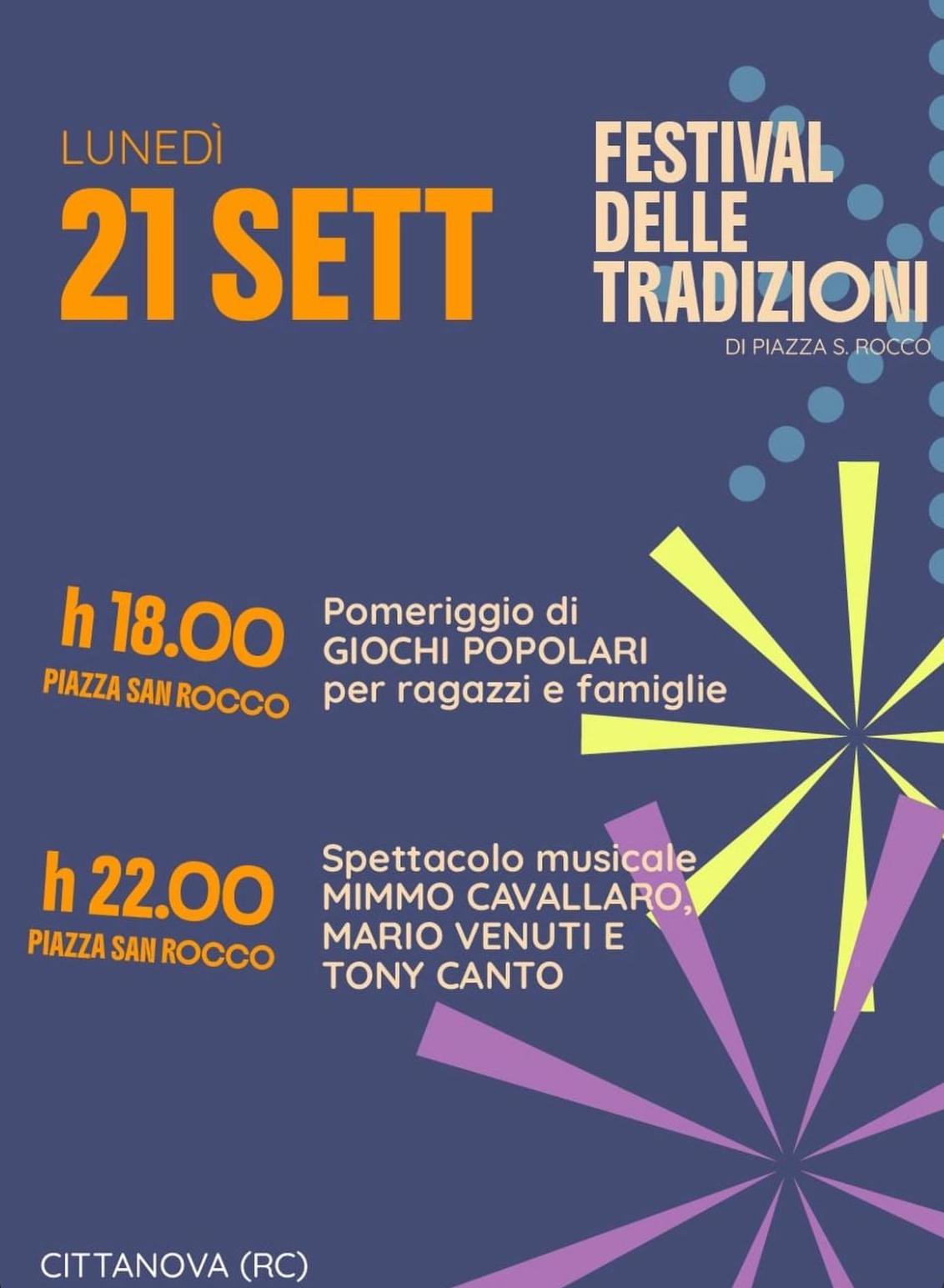 evento locandina festival delle tradizioni 21