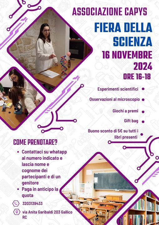 evento locandina fiera della scienza