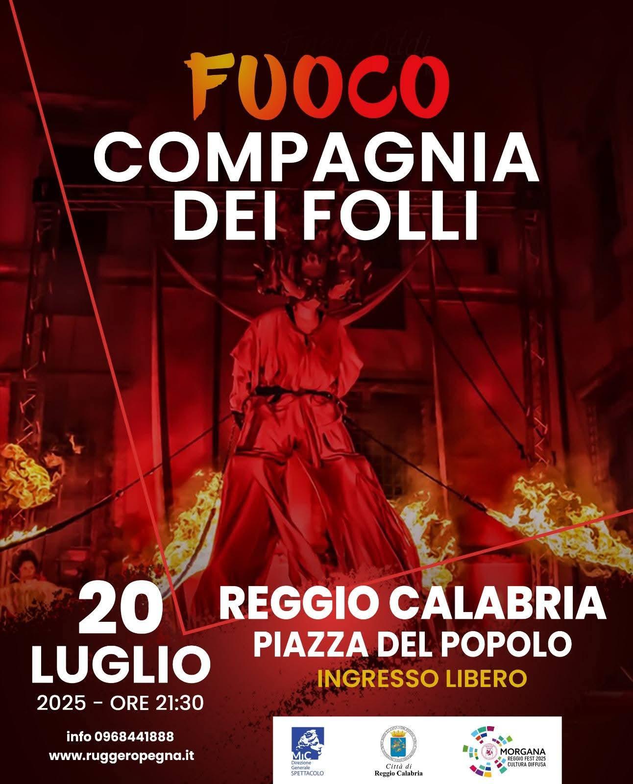 evento locandina fuoco