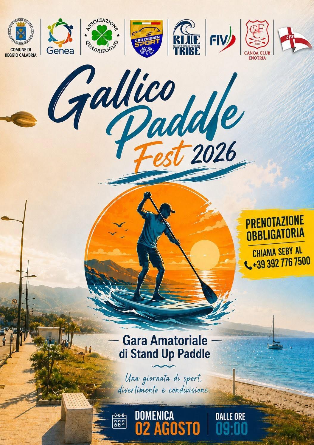 evento locandina gallico paddle fest 2026