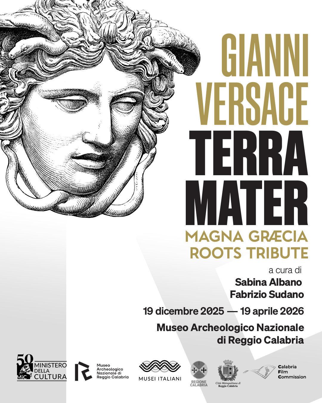 evento locandina gianni versace terra mater