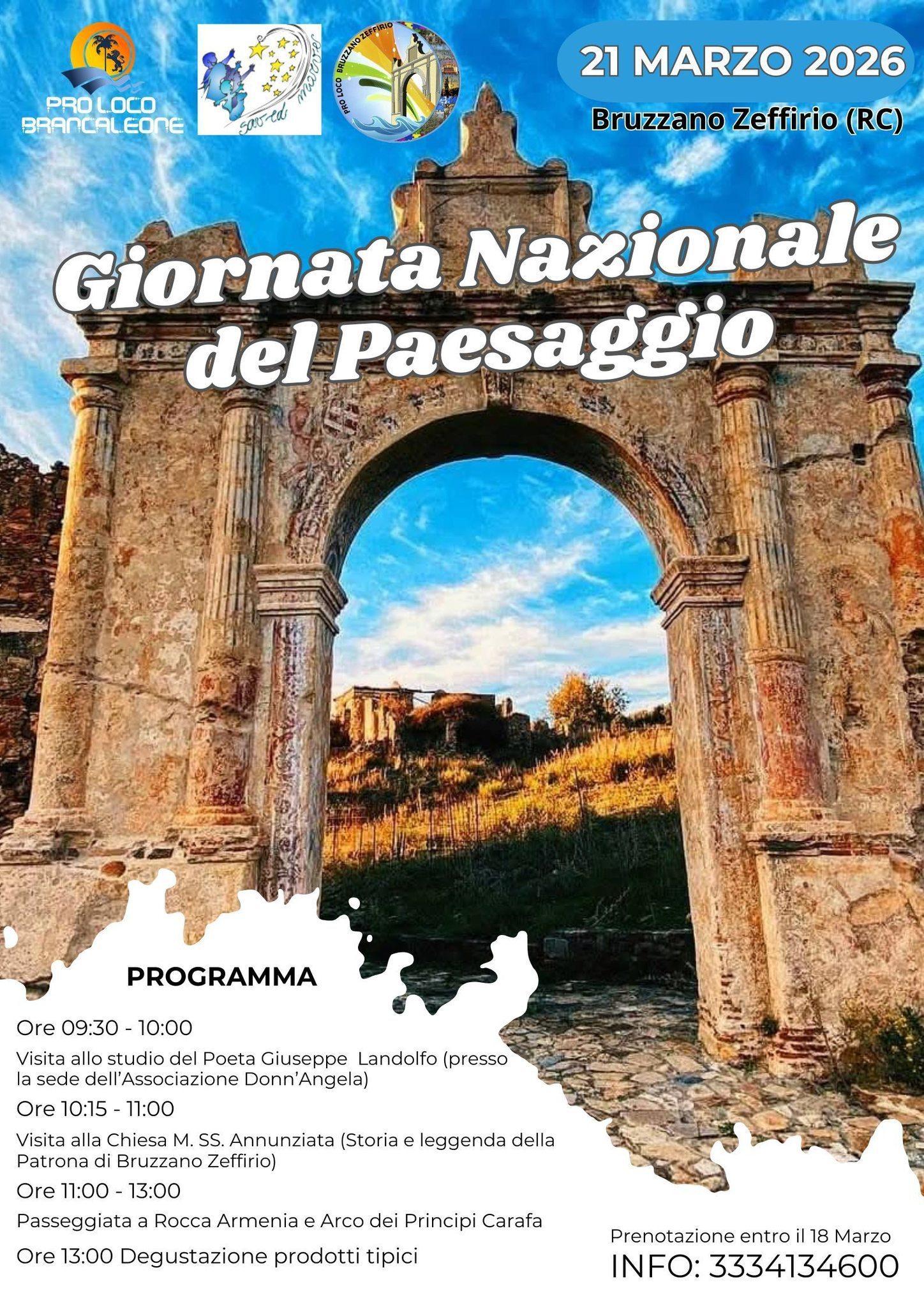 evento locandina giornata nazionale del paesaggio