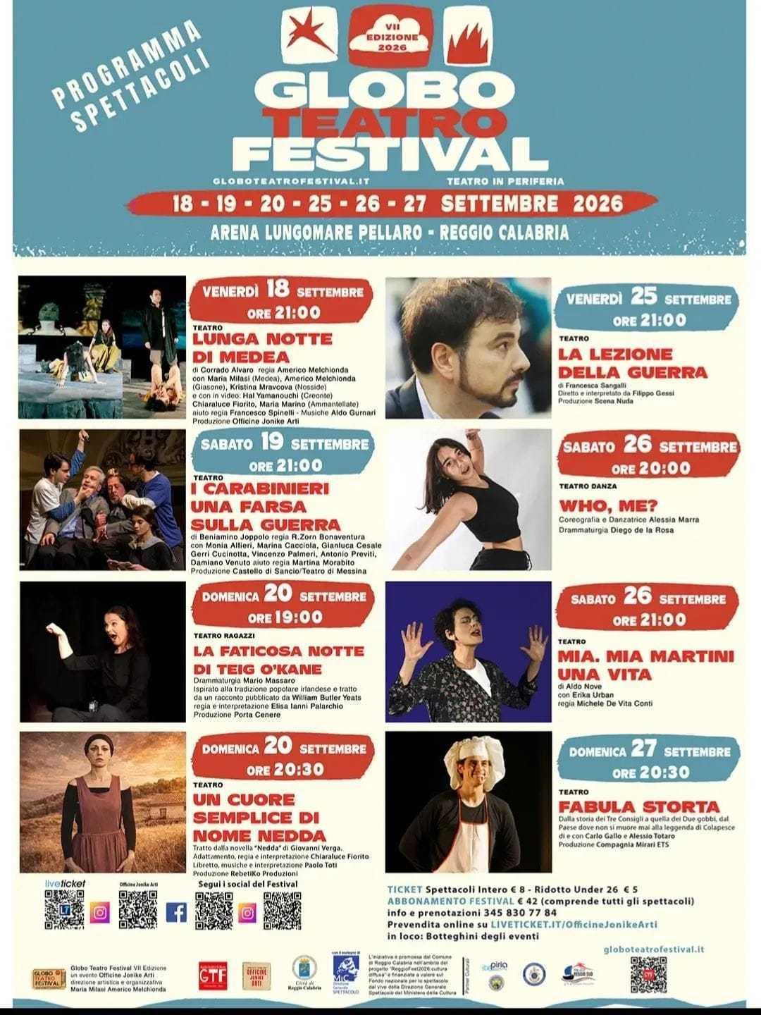 evento locandina glo teatro festival 2026