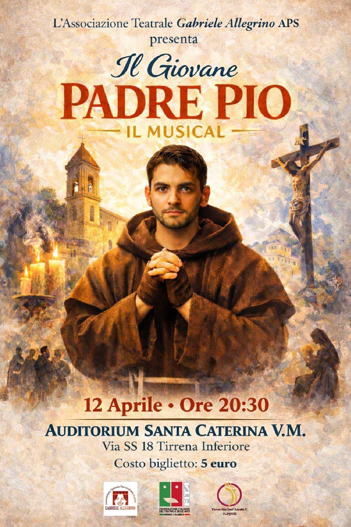 evento locandina il giovane padre pio