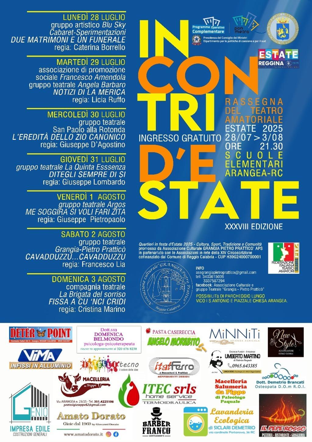 evento locandina incontri d estate