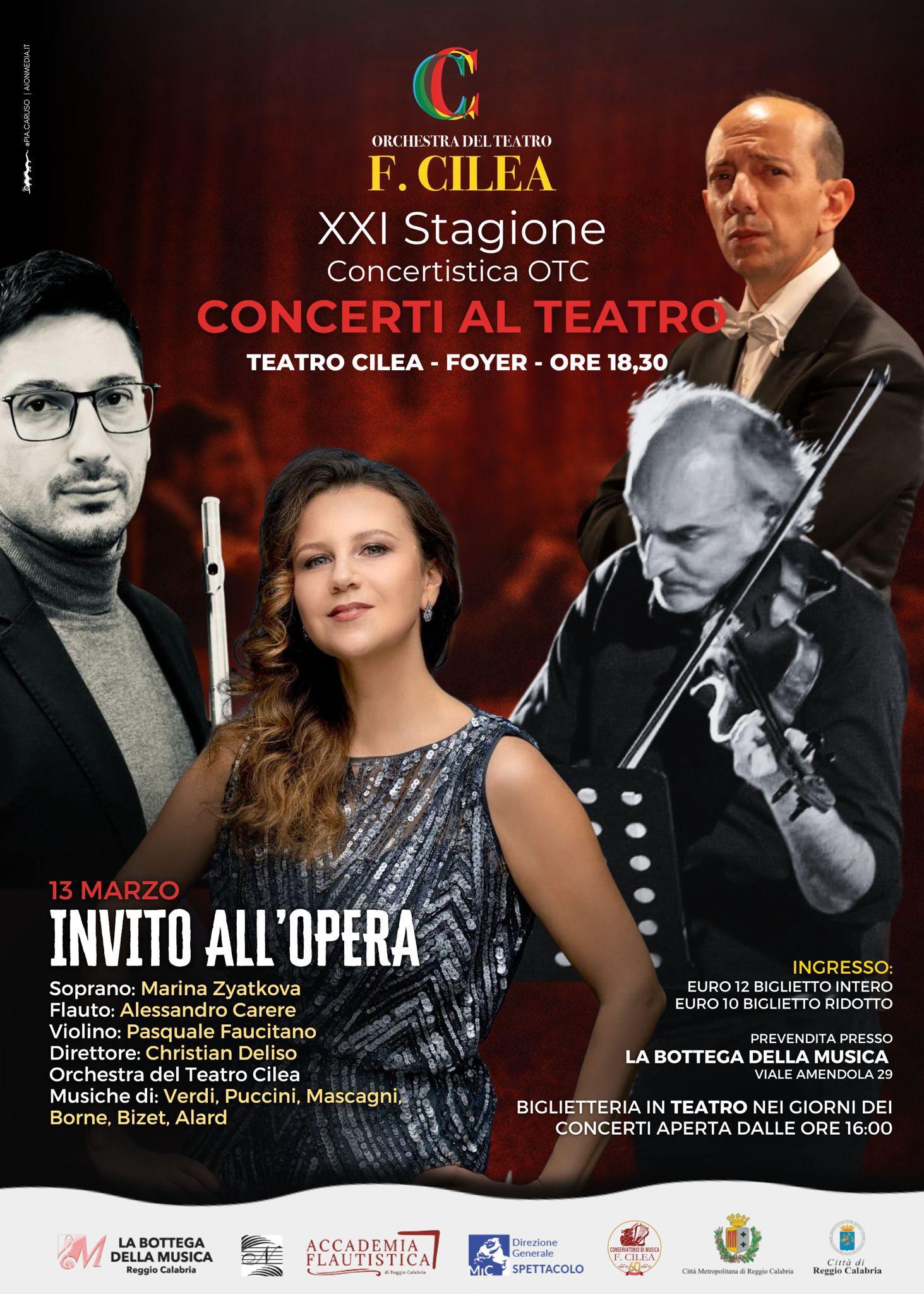 evento locandina invito all opera