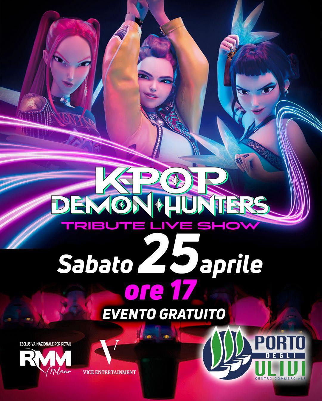 evento locandina kpop demon hunter