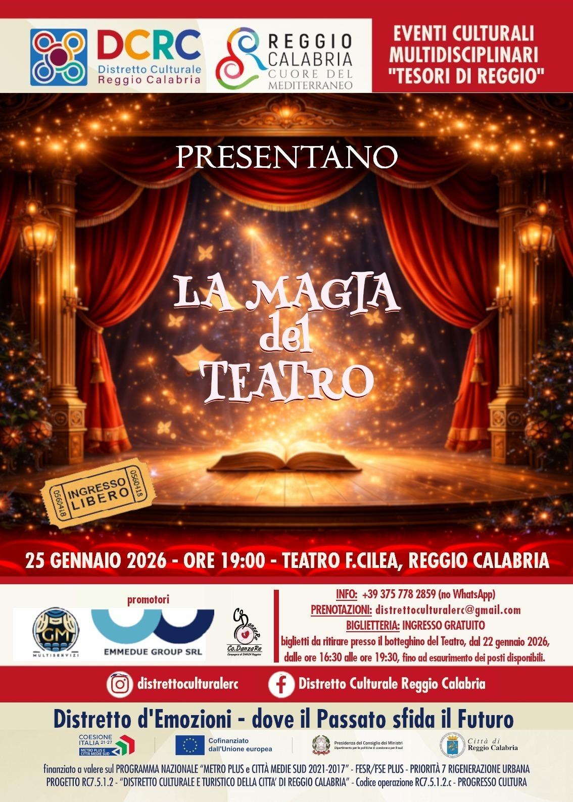 evento locandina la magia del teatro