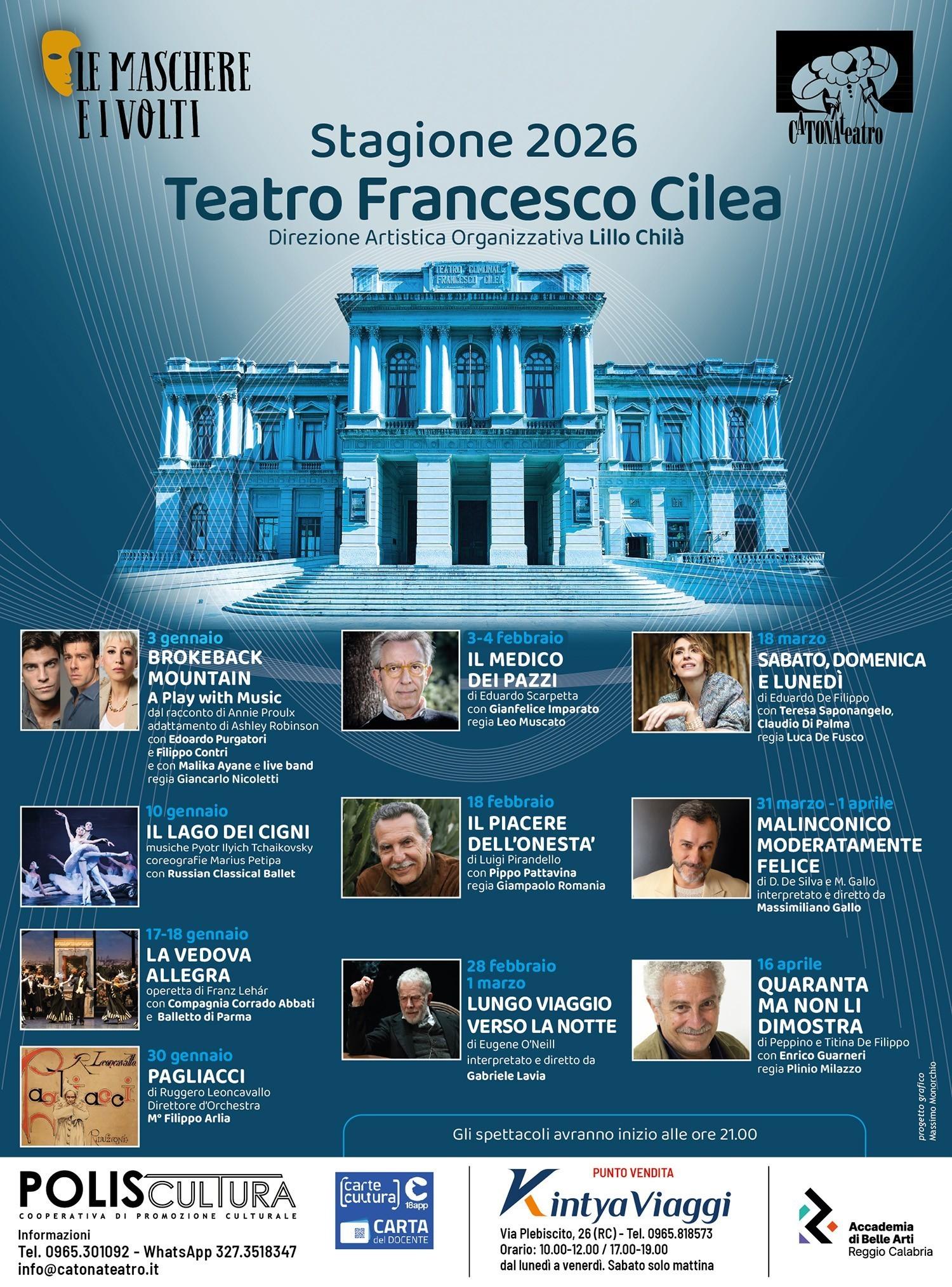 evento locandina le maschere e i volti 2026