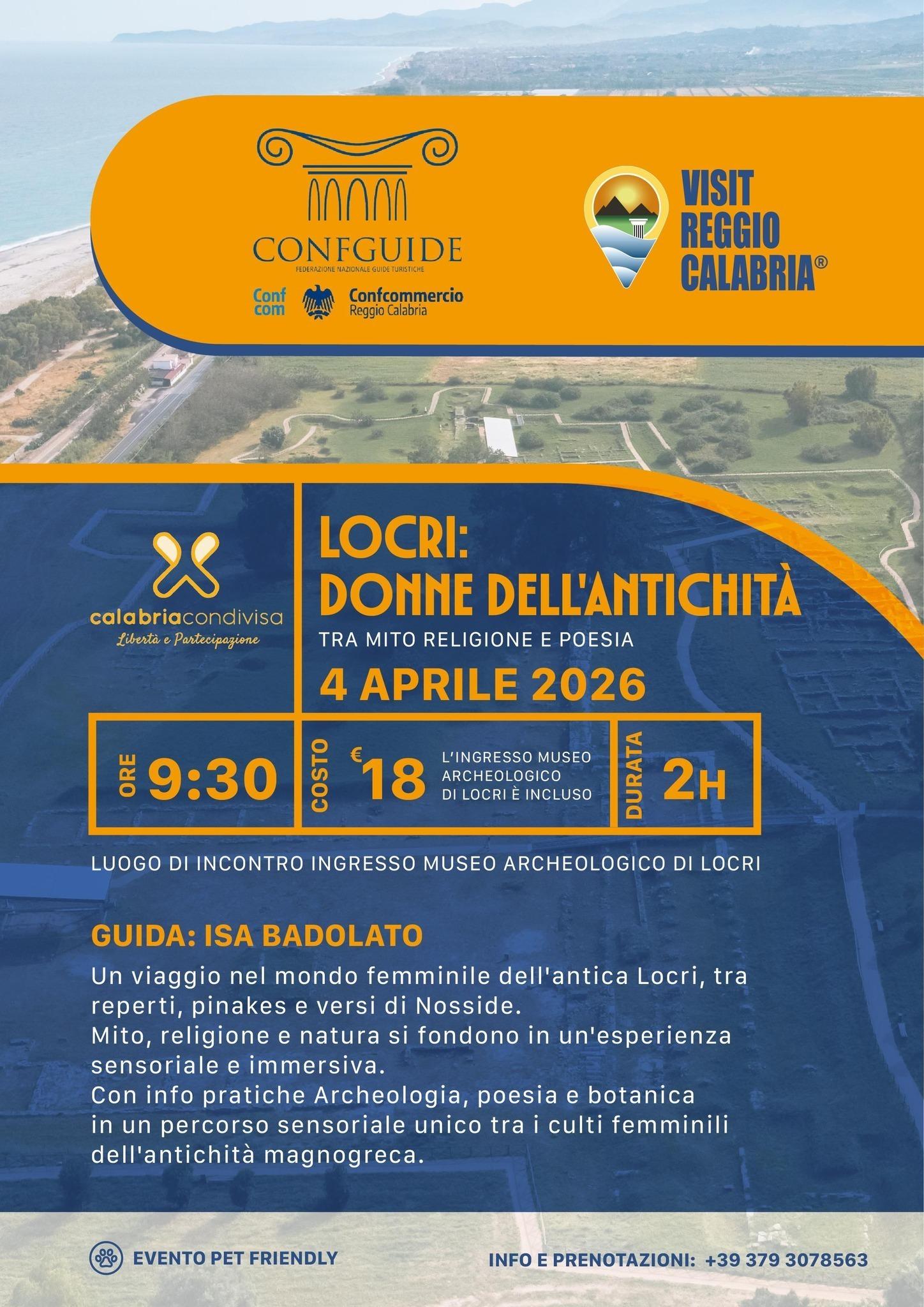 evento locandina locri donne dell antichita