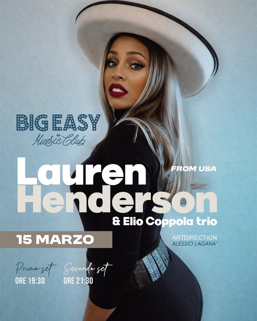 evento locandina loren henderson e elio coppola trio