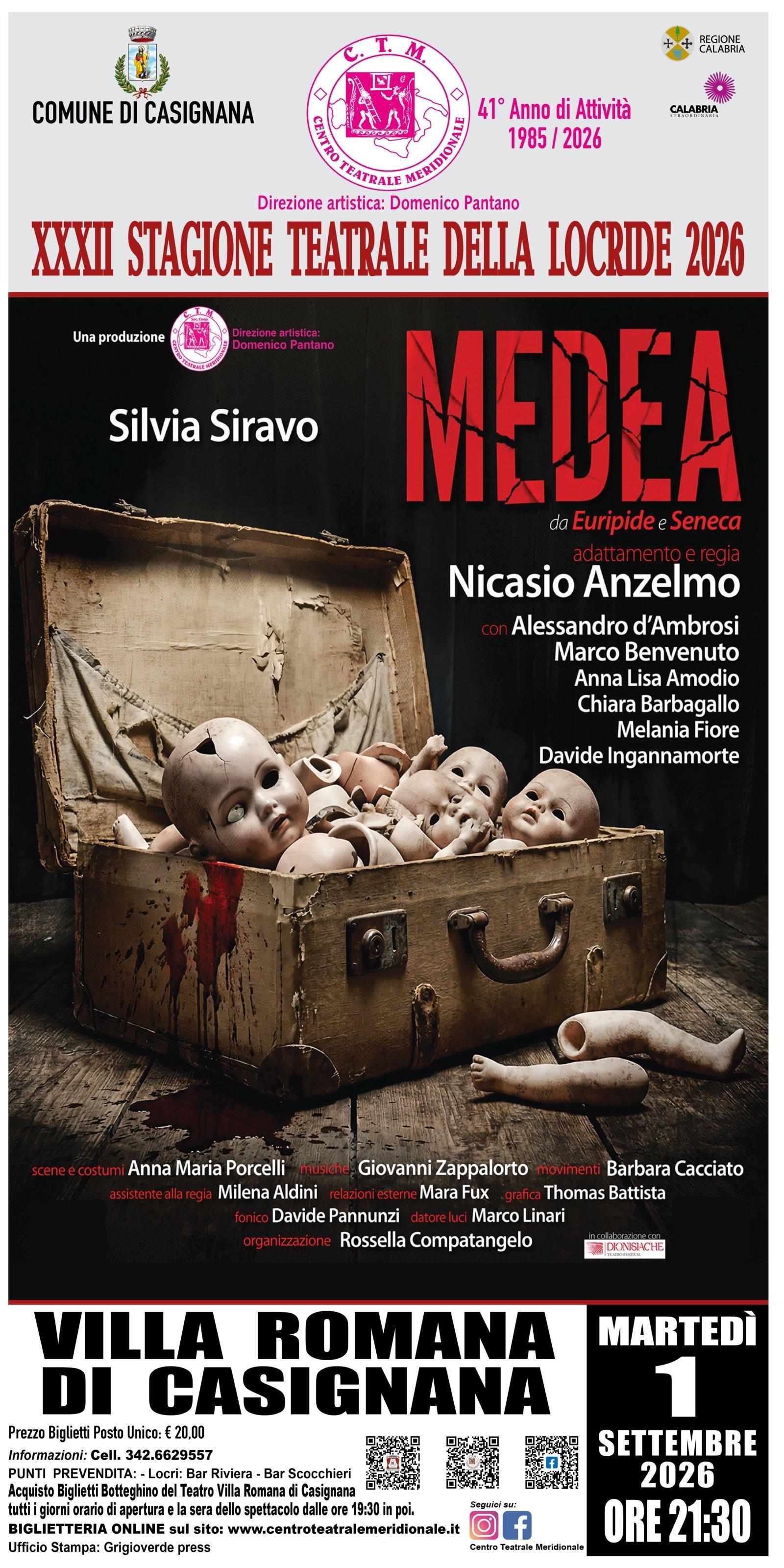 evento locandina medea