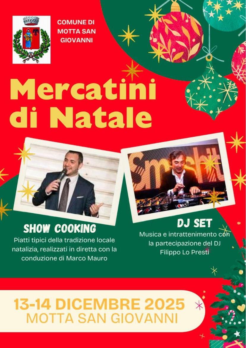 evento locandina mercatini di natale