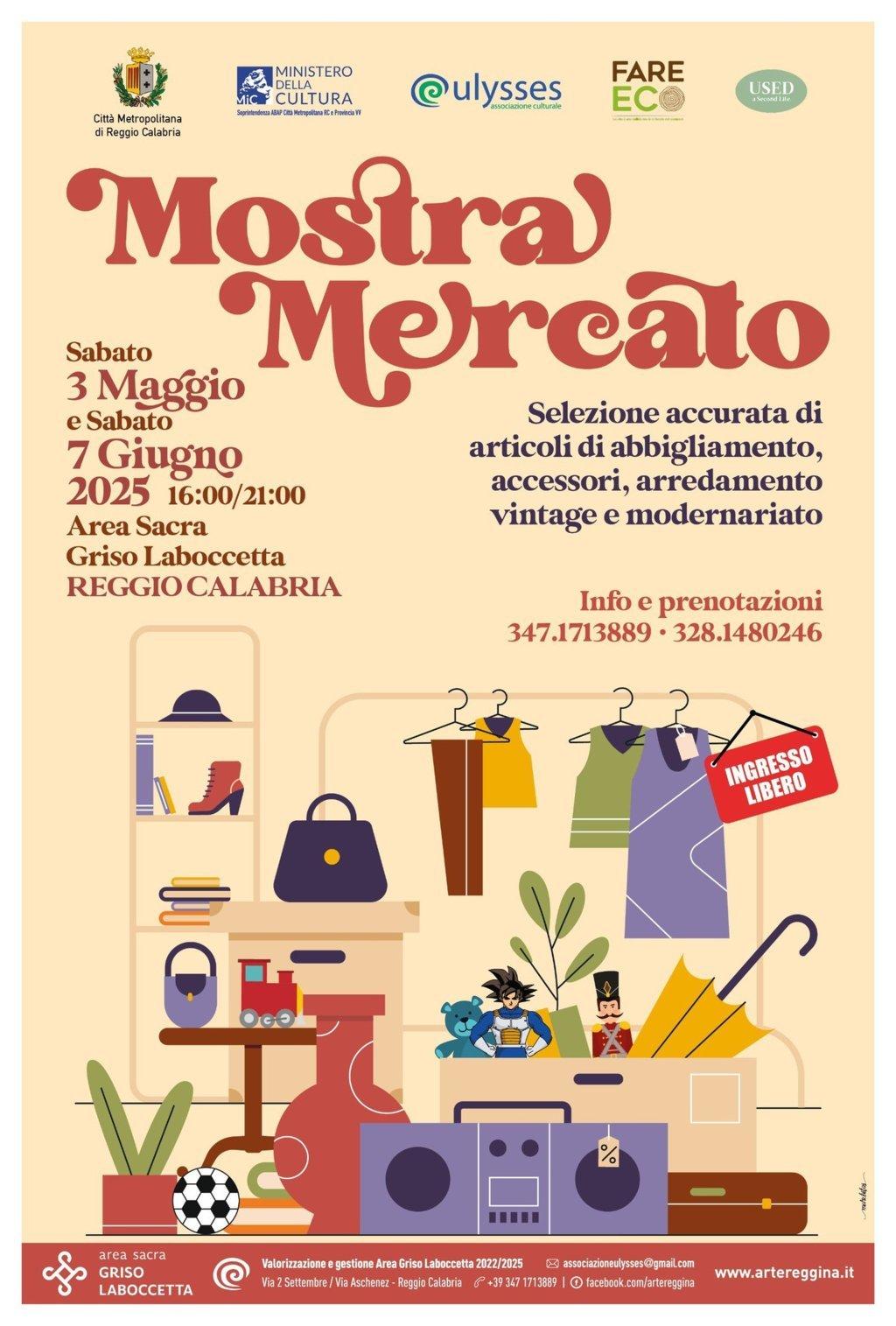 evento locandina mostra mercato