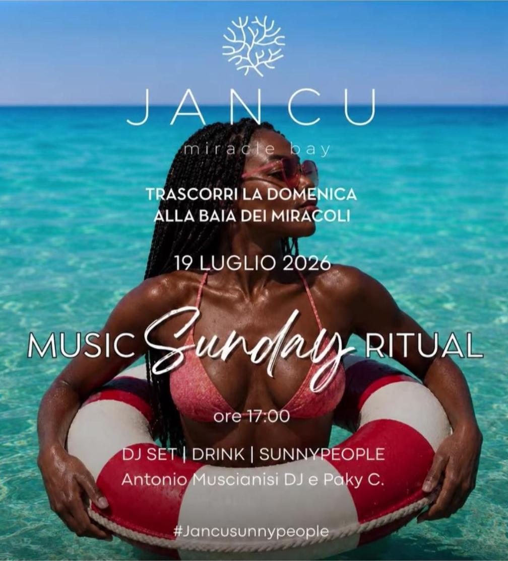 evento locandina music sunday ritual
