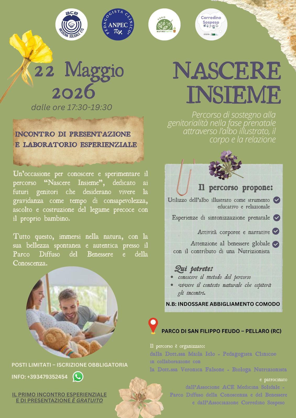 evento locandina nascere insieme