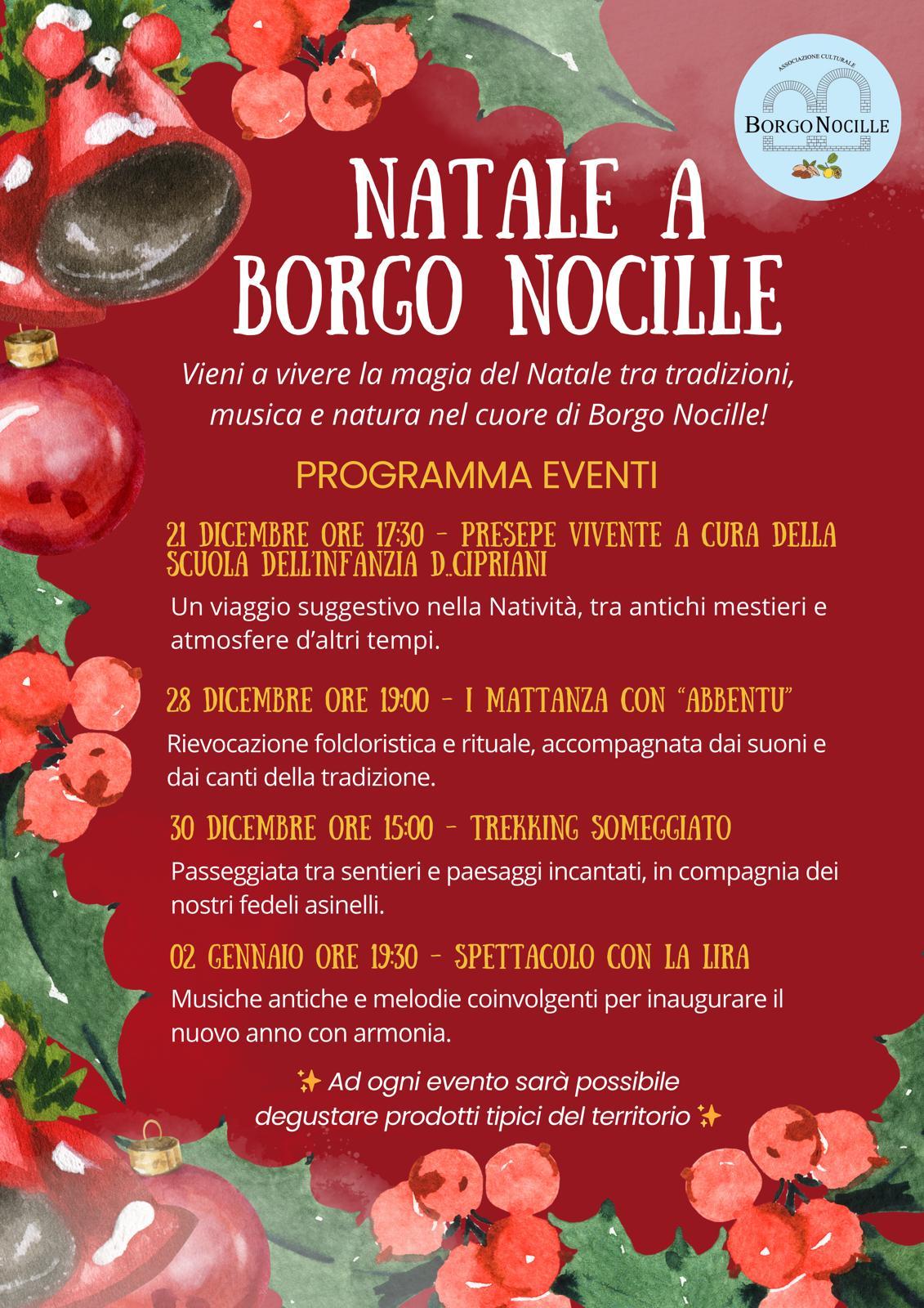 evento locandina natale a borgo nocille