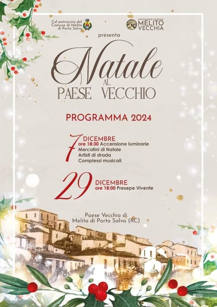 evento locandina natale al paese vecchio