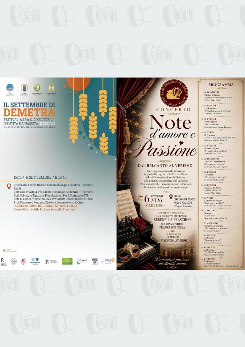 evento locandina note d amore e passione