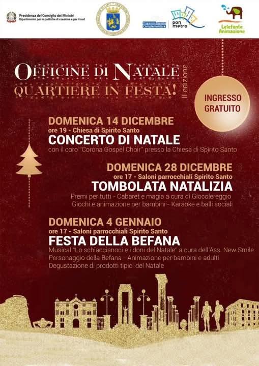 evento locandina officine di natale