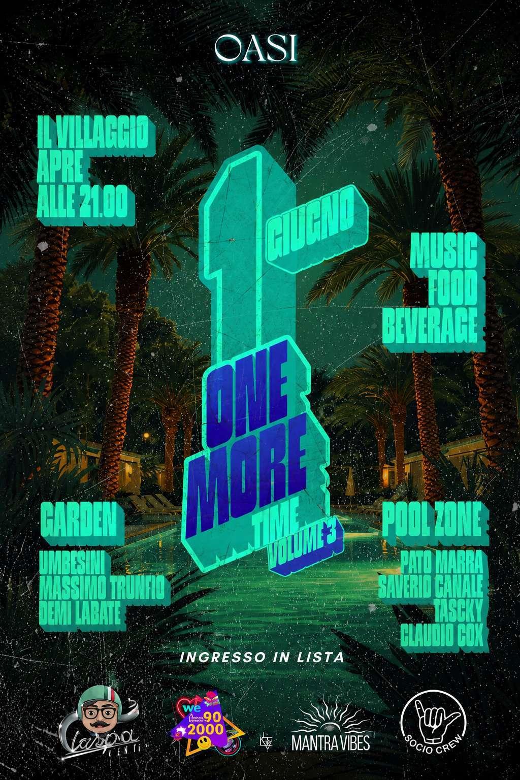 evento locandina one more time